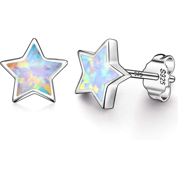 Women's Sterling Sliver Little Small Tiny Cute Earring Jewelry Gifts - Picture 1 of 7